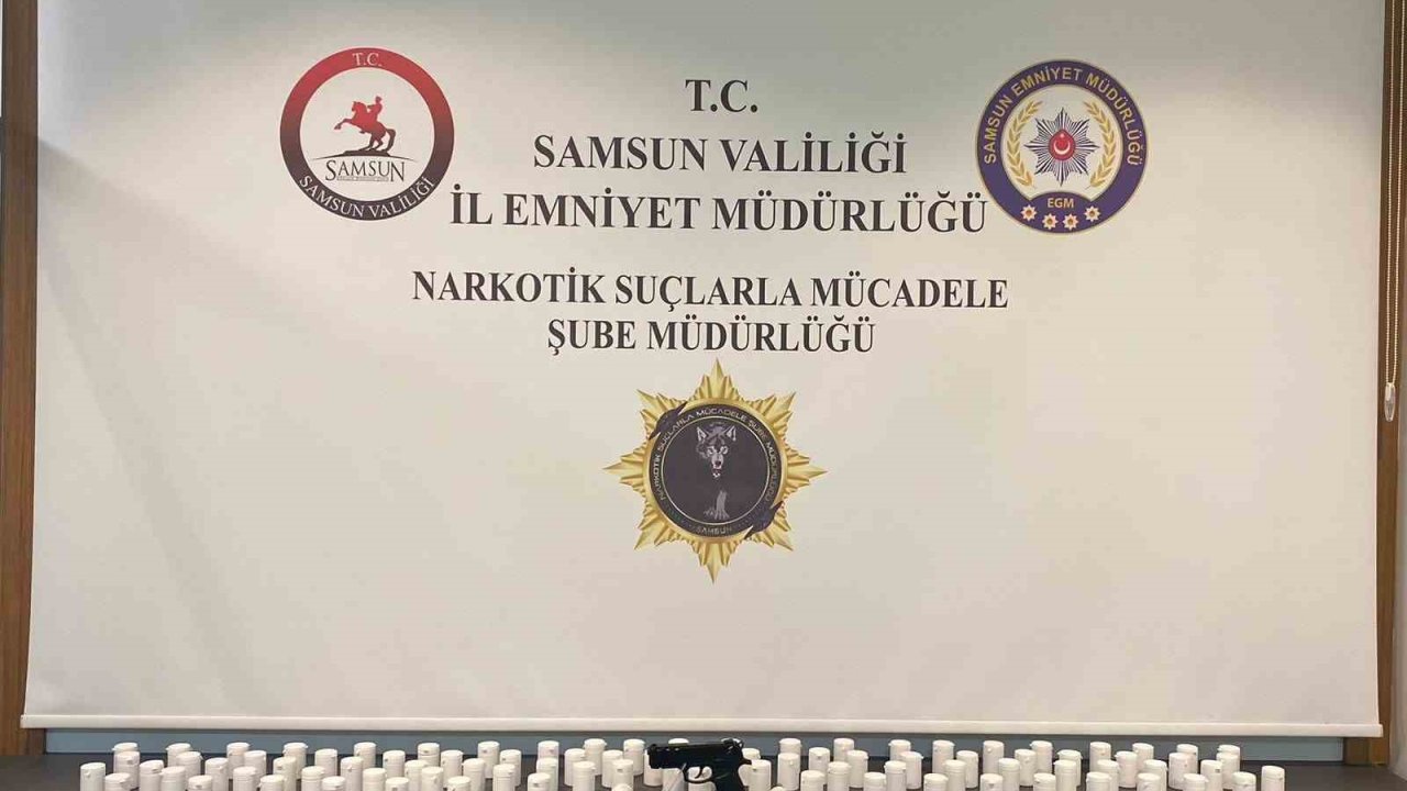 Samsun’da 5 bin adet sentetik ecza ele geçirildi