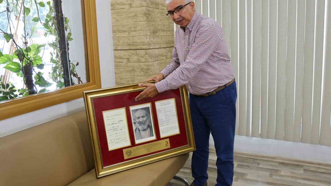 Filistin’de esir düşen dedesinin 107 yıllık mektubuna ulaştı