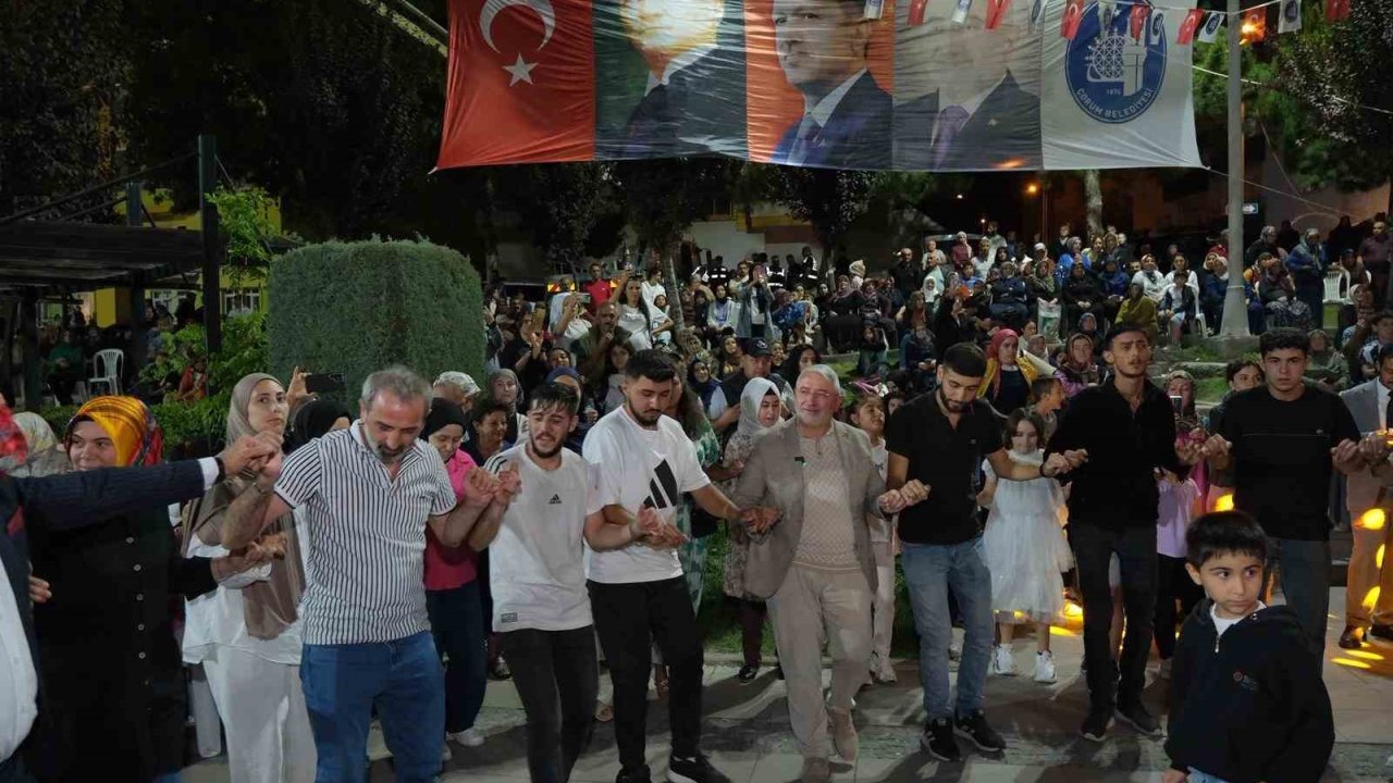 Çorum’da mahalle konserleri başladı