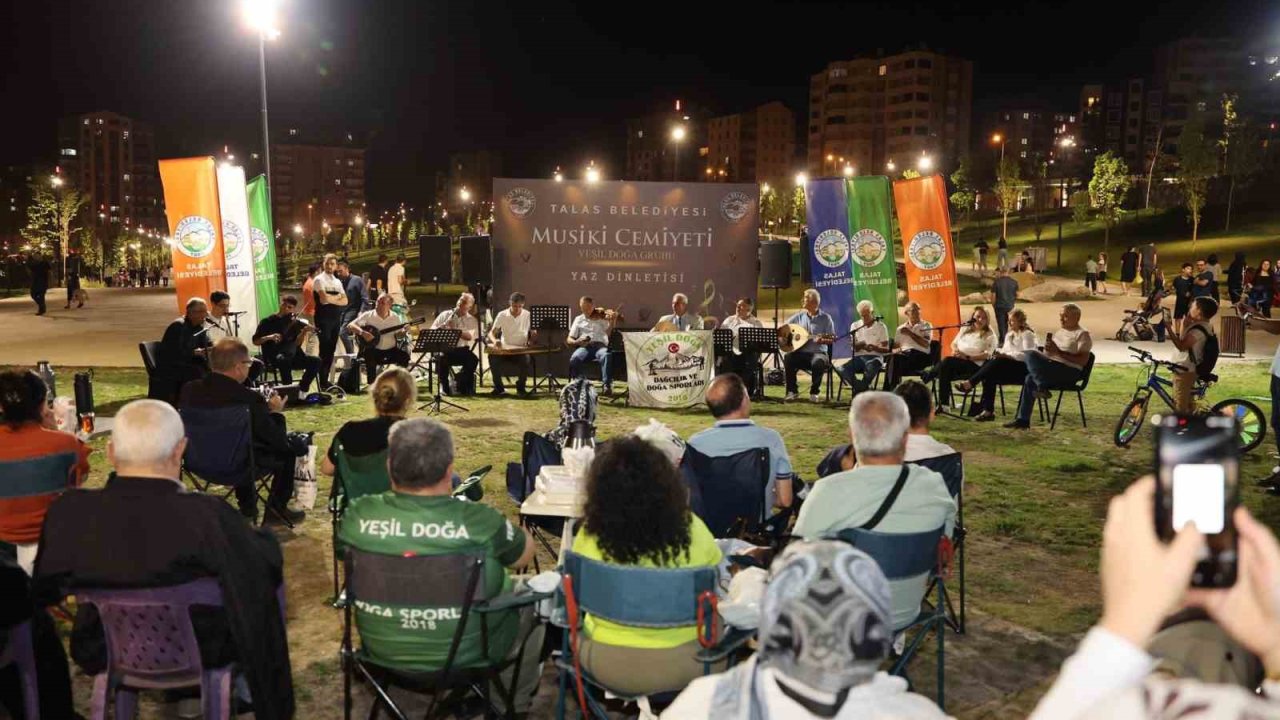 Talas Millet Bahçesi’nde keyifli bir akşam daha