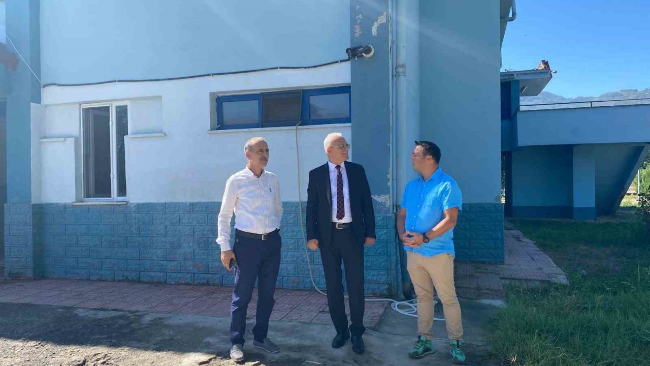 Gençlik ve Spor İl Müdürü Arslantürk spor alanlarını inceledi