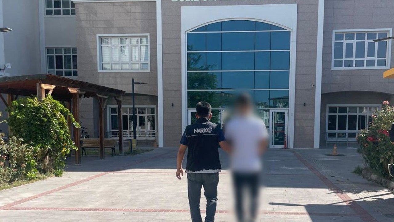 Burdur’da uyuşturucu ticareti yapan şüpheli tutuklandı