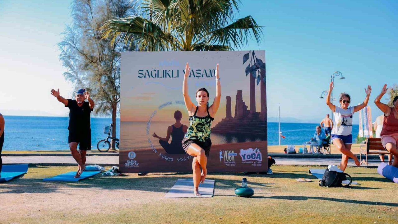 Didimliler güne sabah sporu ile başlıyor