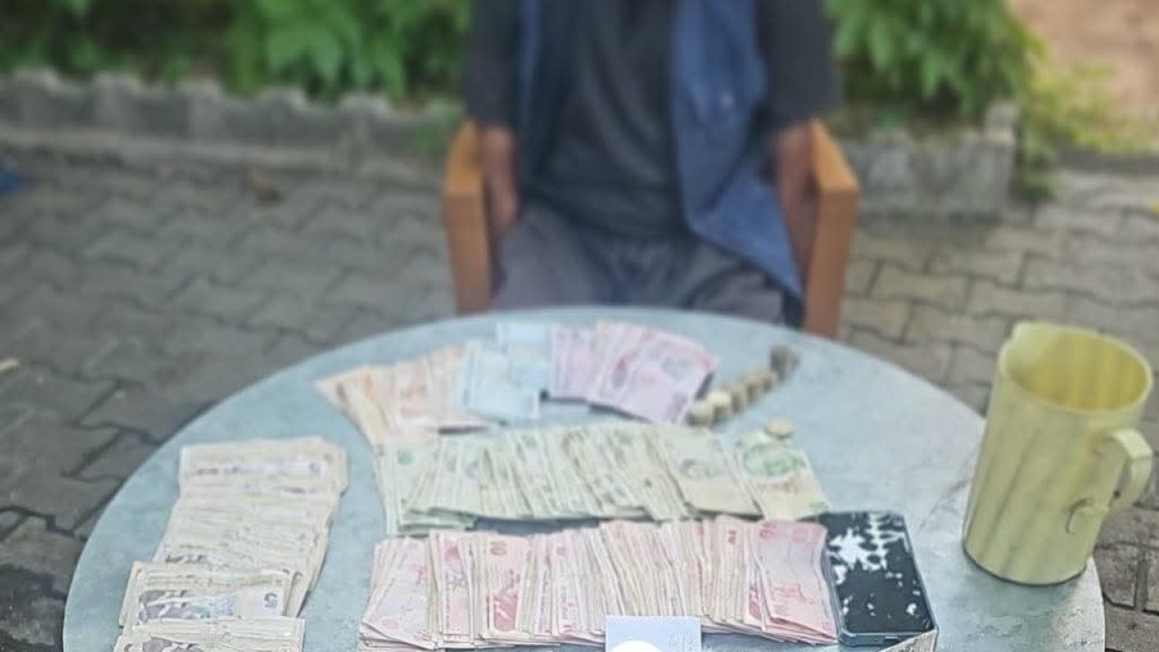 Bingöl’de dilencinin üzerinden 5 bin lira çıktı