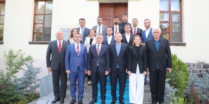 Ak Parti Grup Başkanı Abdullah Güler'den Kars Valisi Ziya Polat’a Ziyaret