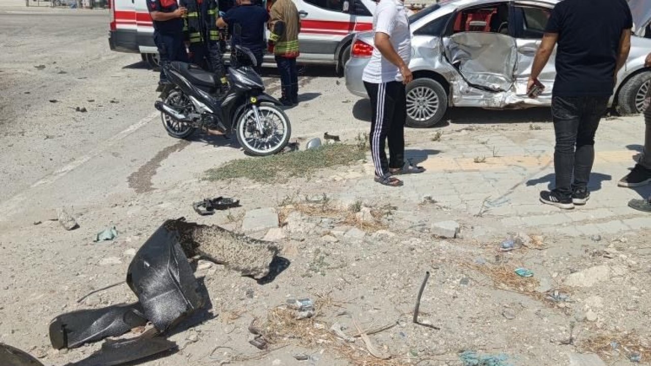 Antakya’da trafik kazası : 2 yaralı