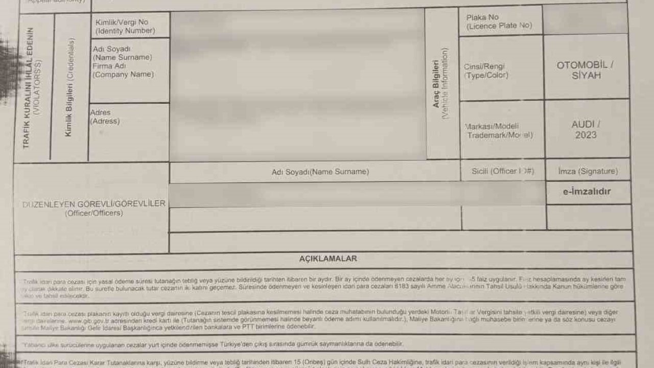 Bakan Uraloğlu’na radar cezası