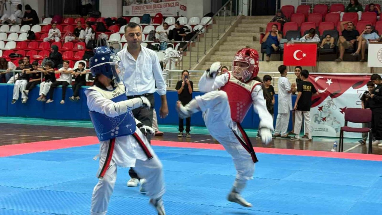 Aydın’da Minikler Taekwondo Şampiyonası İl Seçmeleri gerçekleştirildi