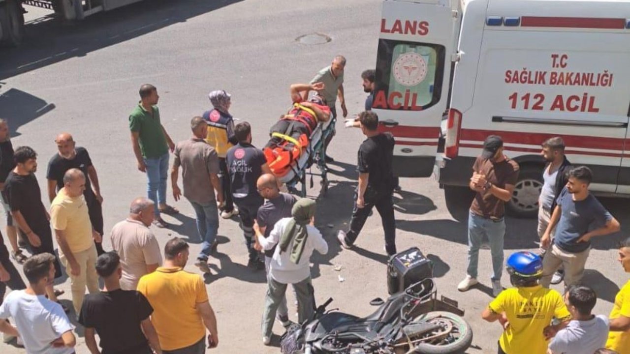 Iğdır’da tır motosiklete çarptı: 1 yaralı