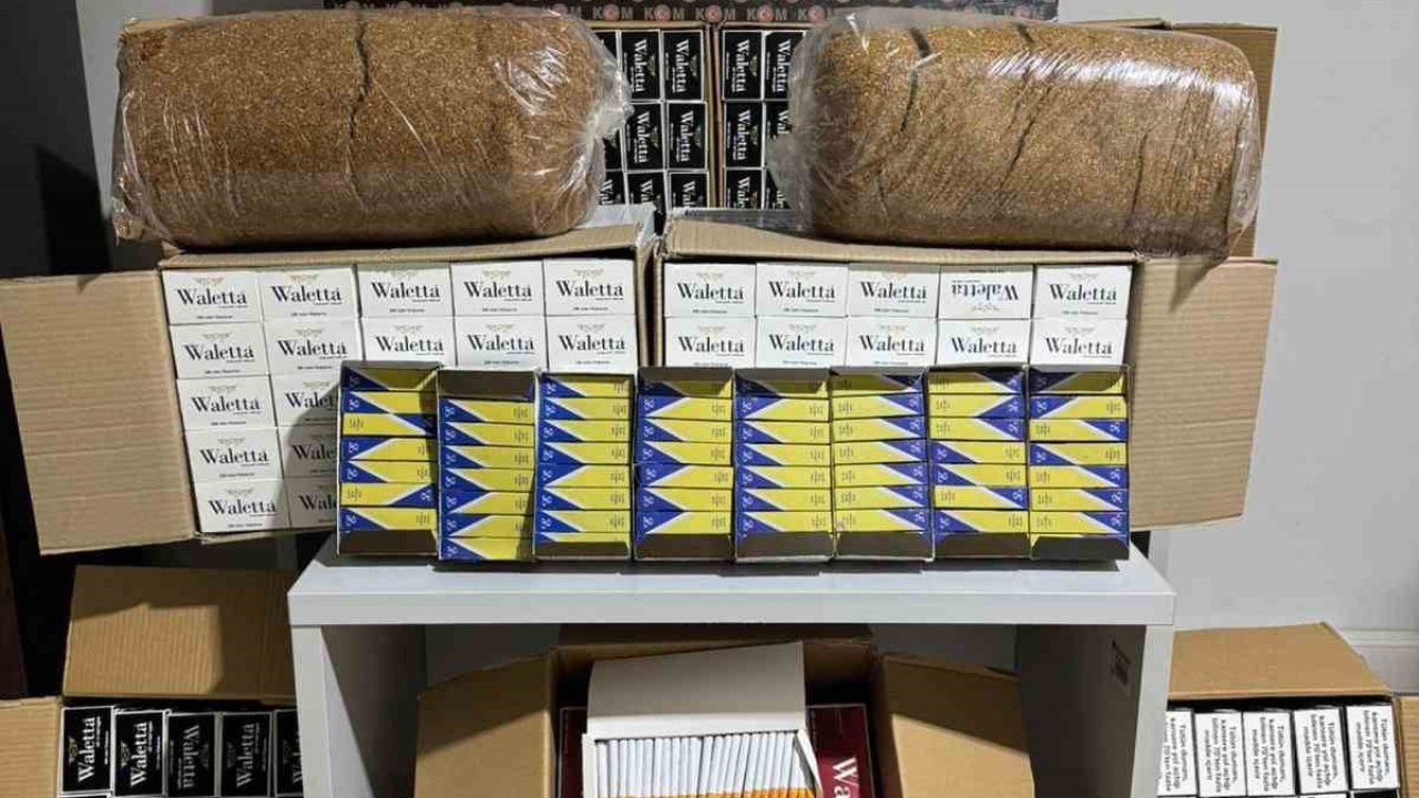 Kütahya’da kaçak tütün operasyonu