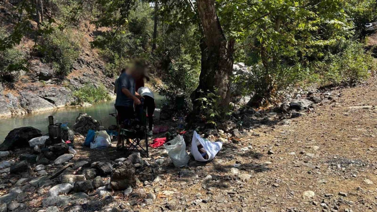 Mersin’de ormanlık alana izinsiz girenlere ceza kesildi