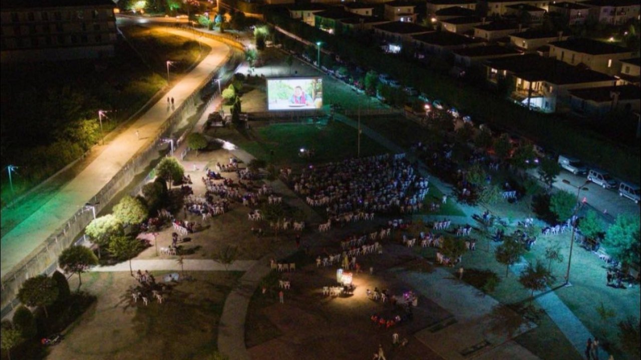 Açık havada sinema keyfi