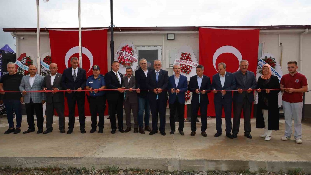 Bafra’da kamyon ve tır garajı hizmete açıldı