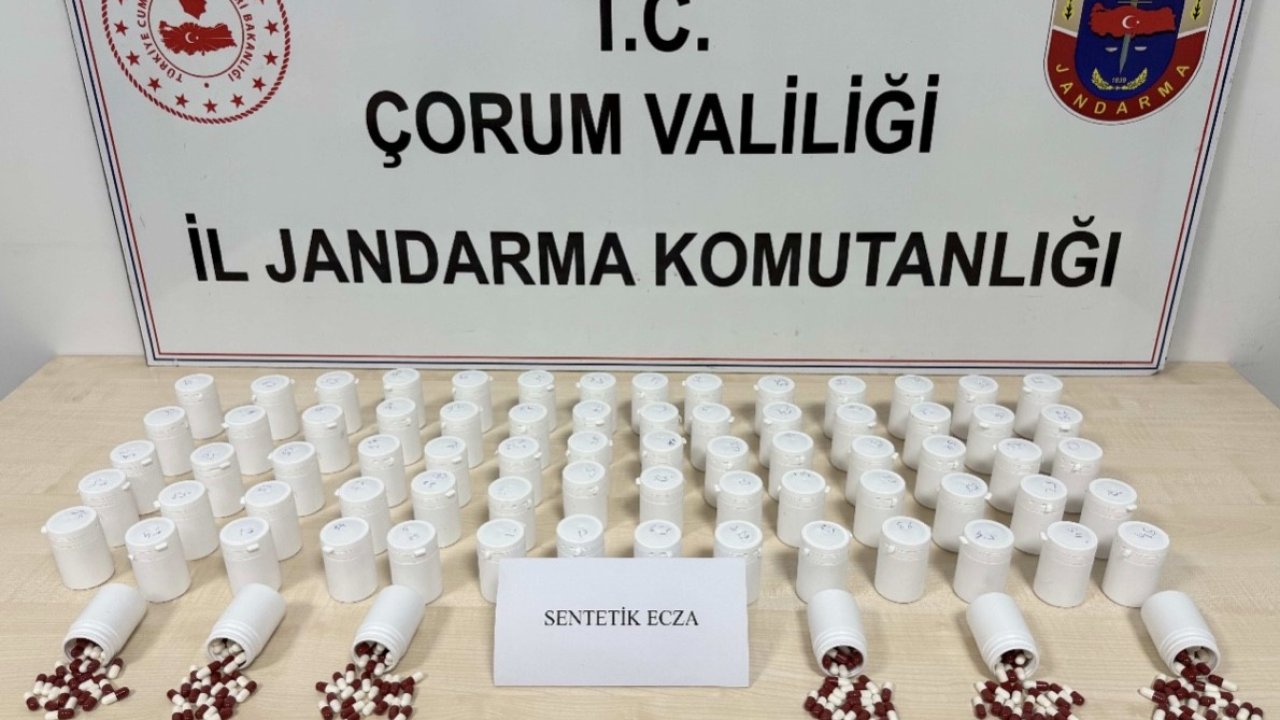 Çorum’da jandarmadan uyuşturucu operasyonu: 2 tutuklama