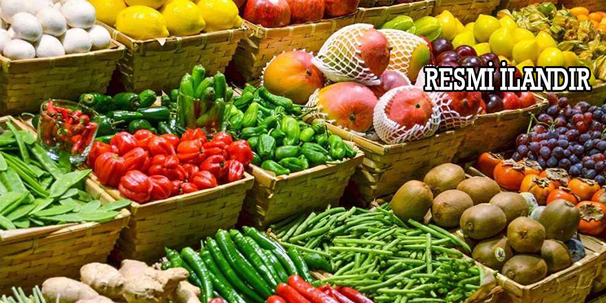 Sebze ve Meyve Alınacaktır