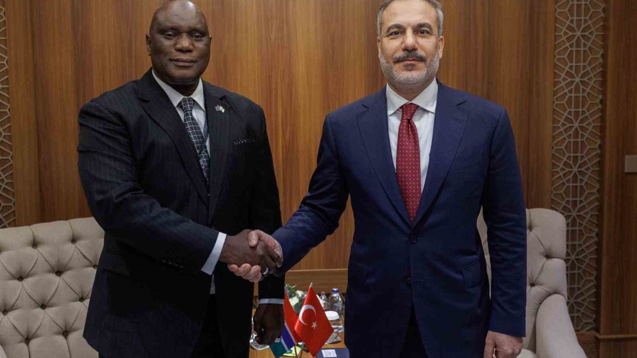 Bakan Fidan, Gambiya Dışişleri Bakanı Njie ile görüştü