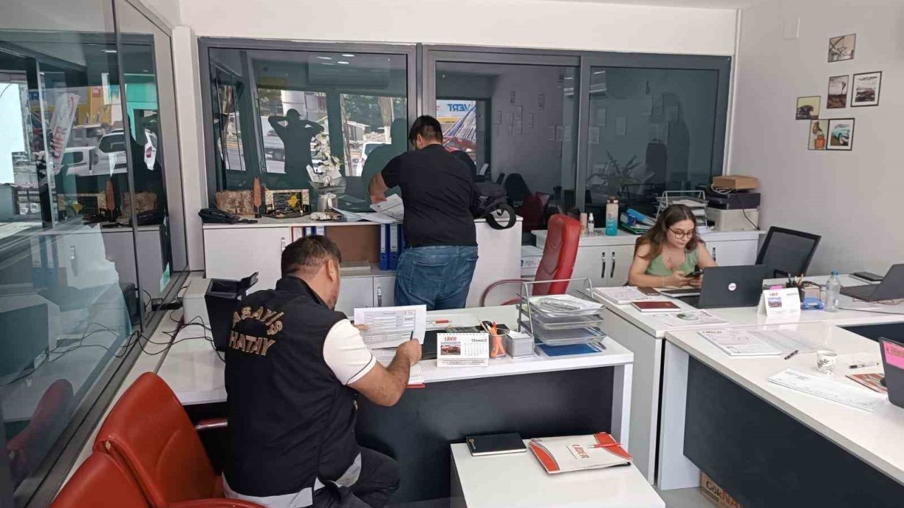 İskenderun’da araç kiralama ve konaklama firmalarına denetim yapıldı
