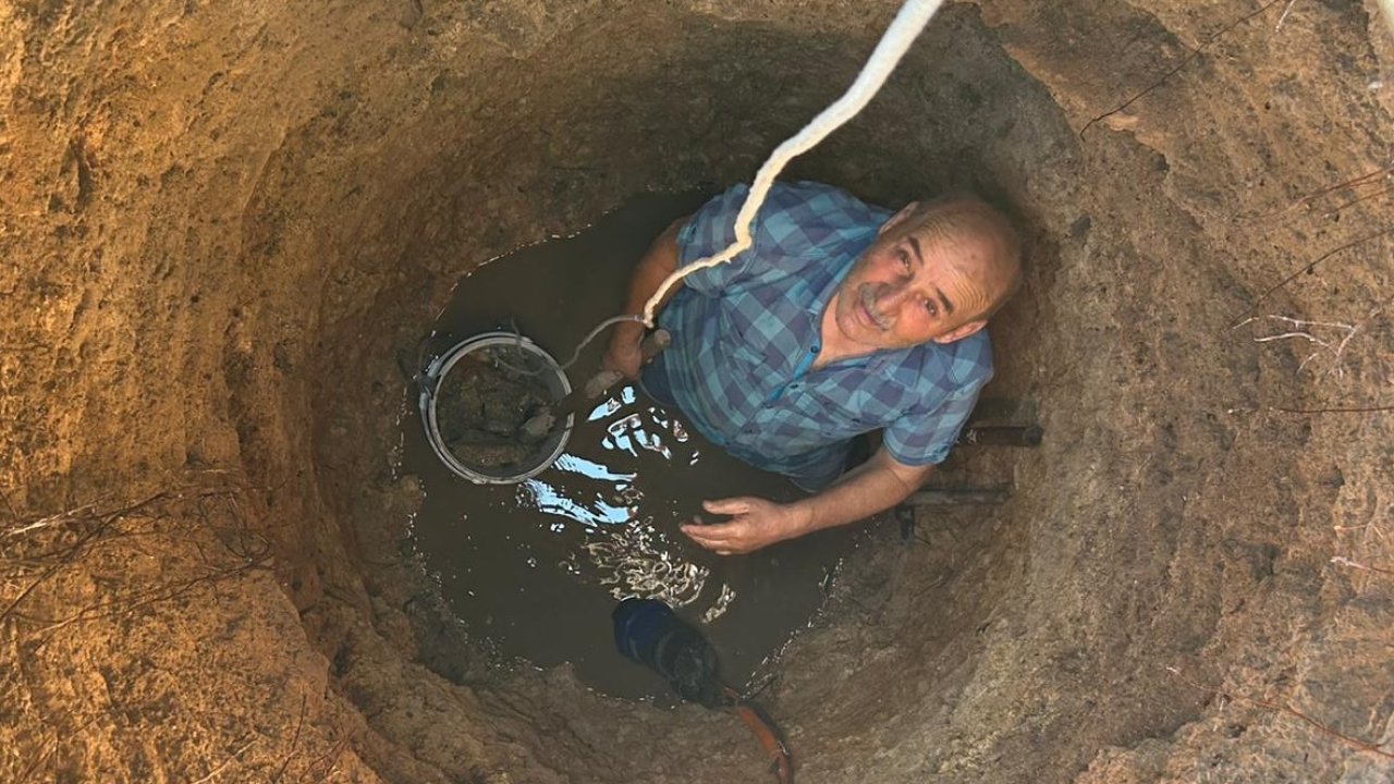 Konyalı çiftçi: 80 yıllık kuyumuzda ilk kez su bitti