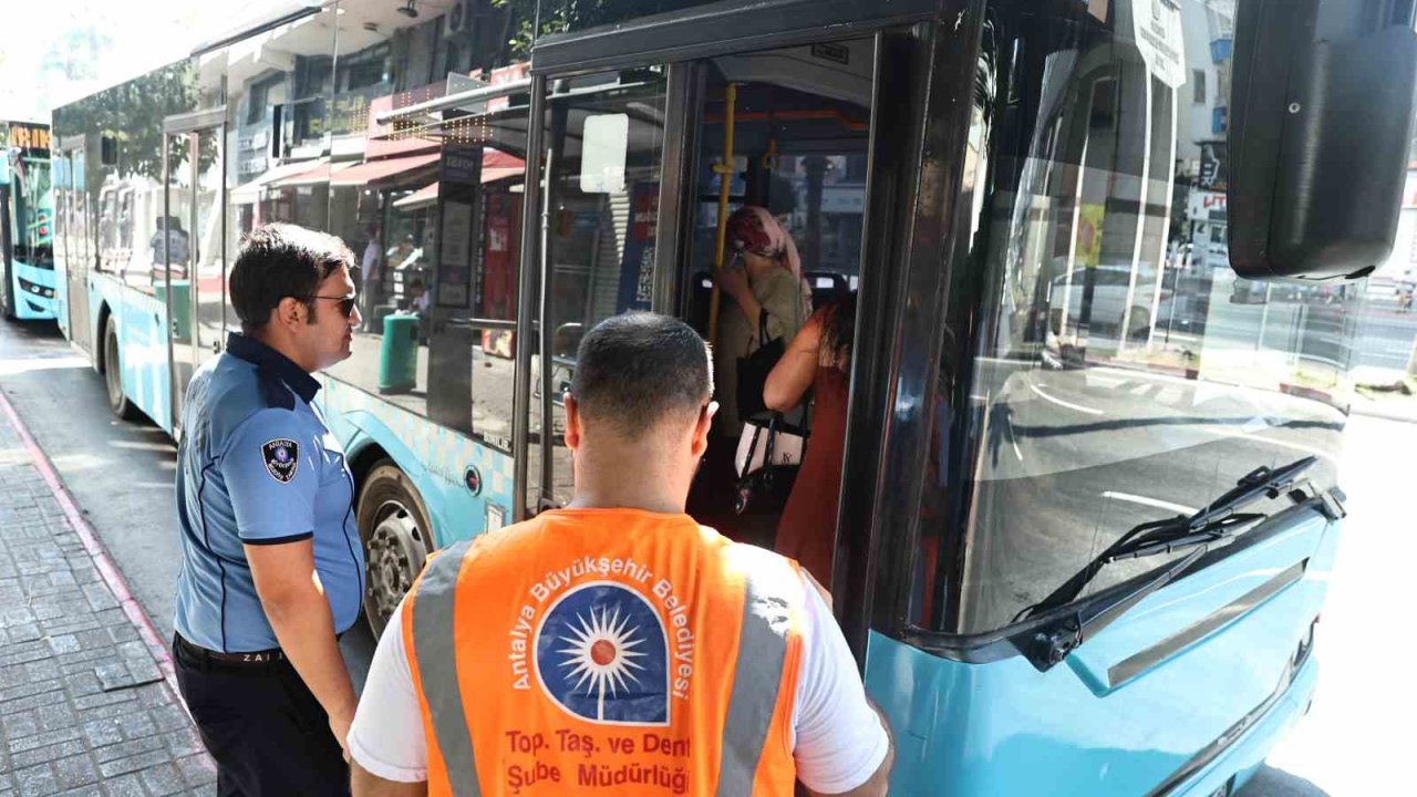 Halk otobüslerinde klima denetimi sürüyor