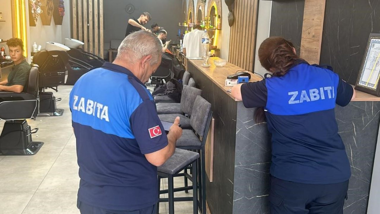 Erzincan’da kuaförler denetlendi