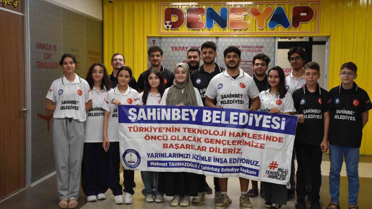 Şahinbey Belediyesi destekli takımlar TEKNOFEST finallerinde