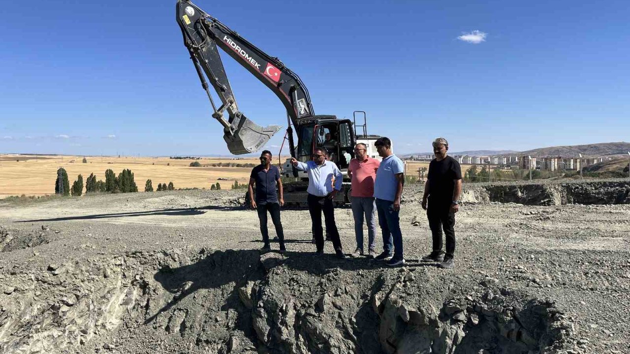 Sorgun’da yeni mezarlık alanında ilk temel atıldı