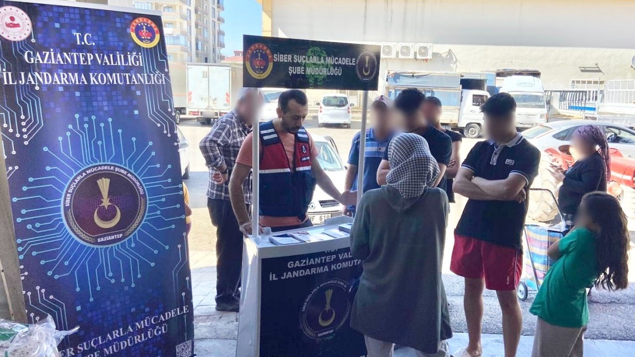 Jandarmadan vatandaşlara siber güvenlik bilgilendirmesi