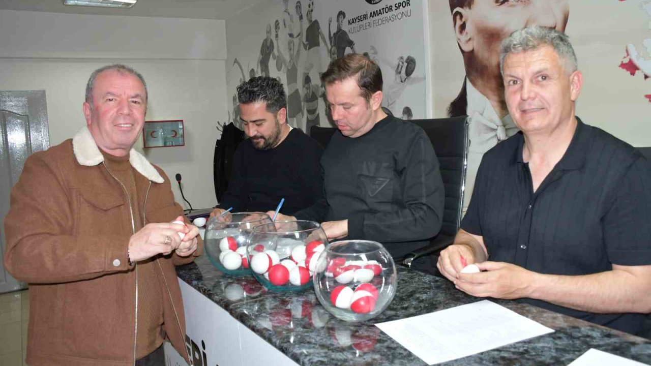Kayseri’de 1. Amatör Küme fikstürü 2 Eylül’de çekilecek