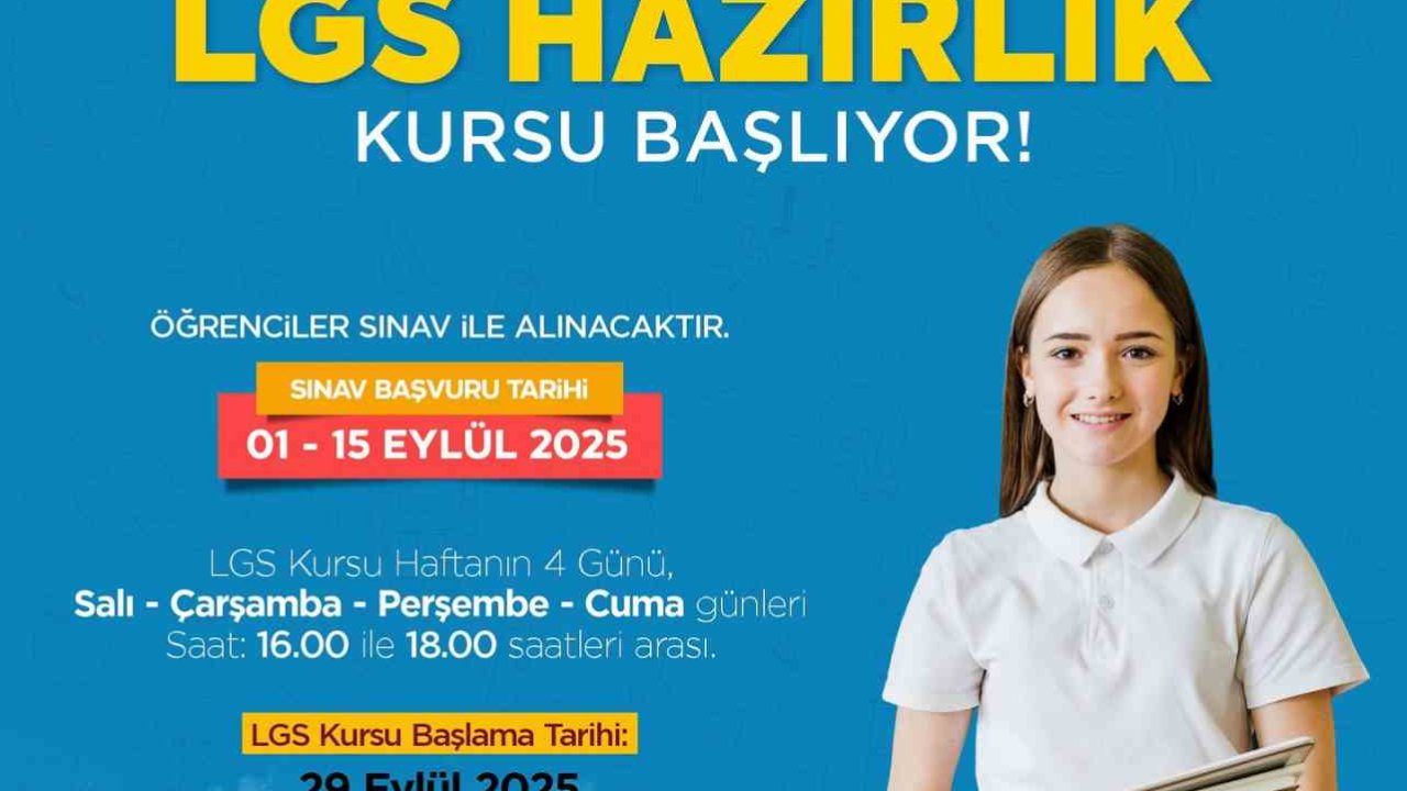 Yeşilyurt Belediyesi’nden ücretsiz LGS kursu
