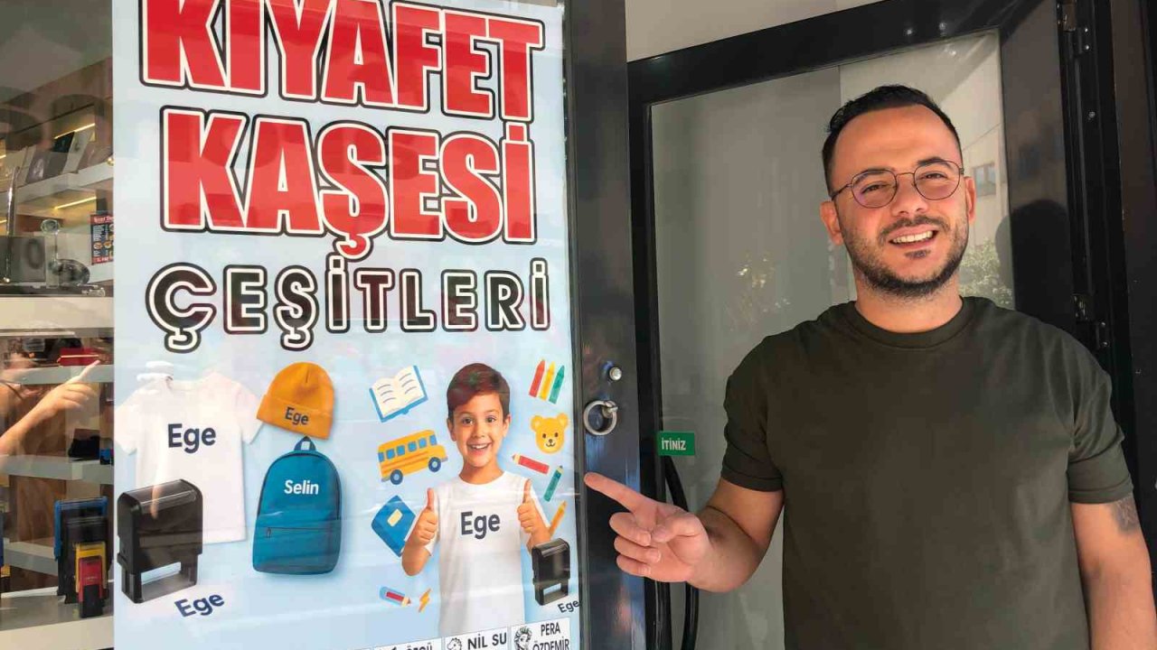 İsme özel kaşeler velilerin işini kolaylaştırıyor