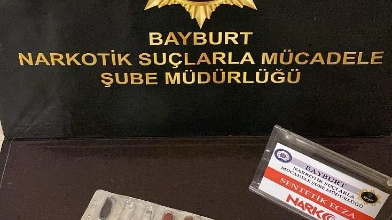 Bayburt’ta bir miktar uyuşturucu ele geçirildi