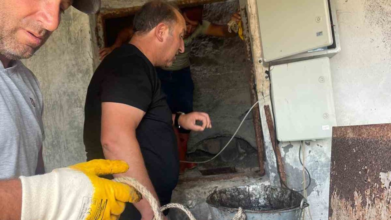 Hanak belediyesi içme suyu deposu temizlendi