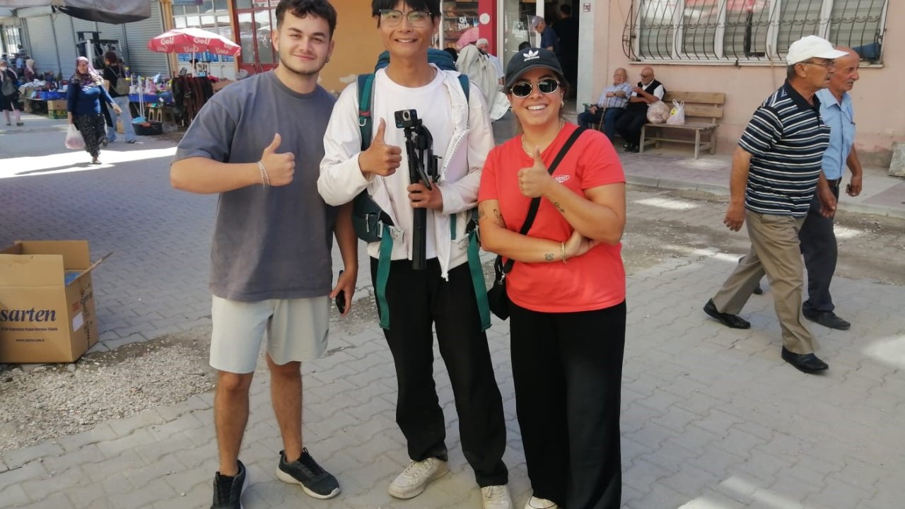 Çinli turist Joe, yürüyerek Türkiye’yi geziyor