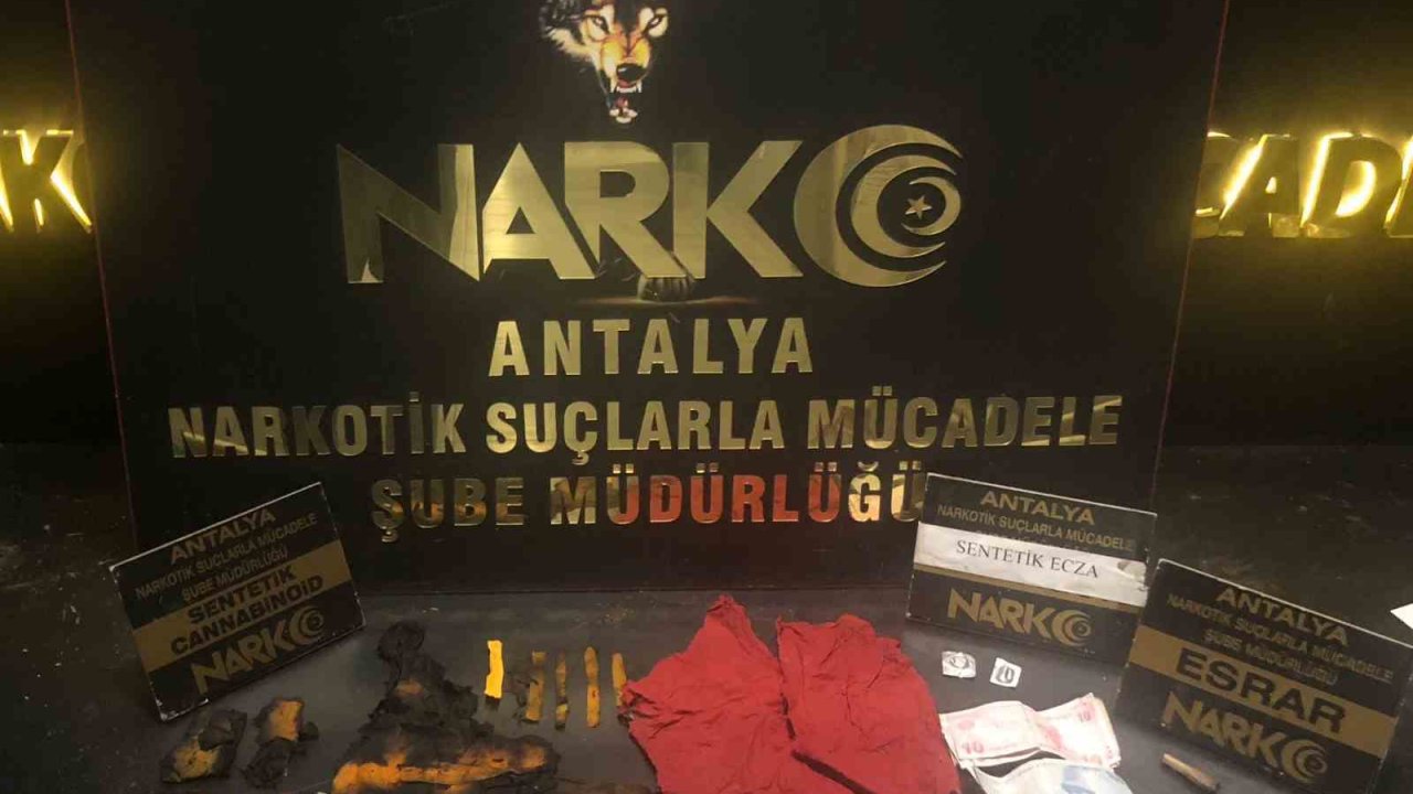 Antalya’da uyuşturucu operasyonlarında 7 tutuklama