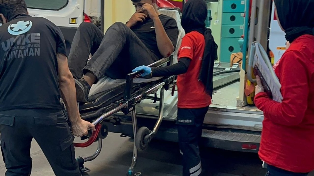 Devrilen motosikletin sürücüsü yaralandı