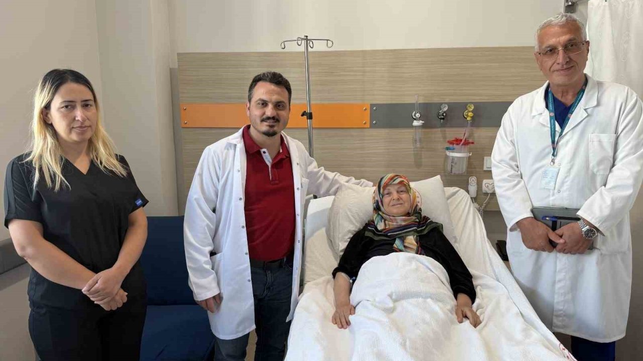 Yalova’da beyin anevrizması kapalı yöntemle tedavi edildi