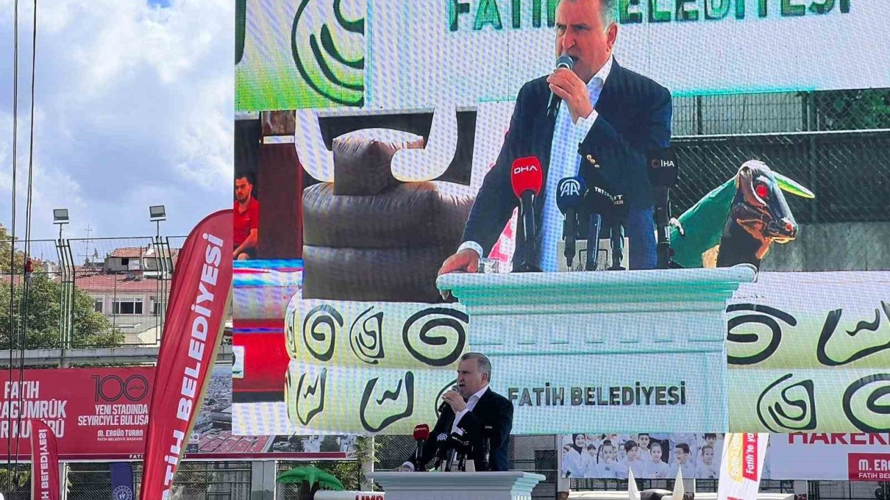 Gençlik ve Spor Bakanı Osman Aşkın Bak İstanbul’da temel atma törenine katıldı