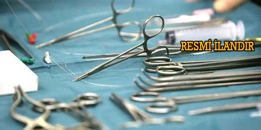 Tıbbi Sarf Malzeme Satın Alınacaktır