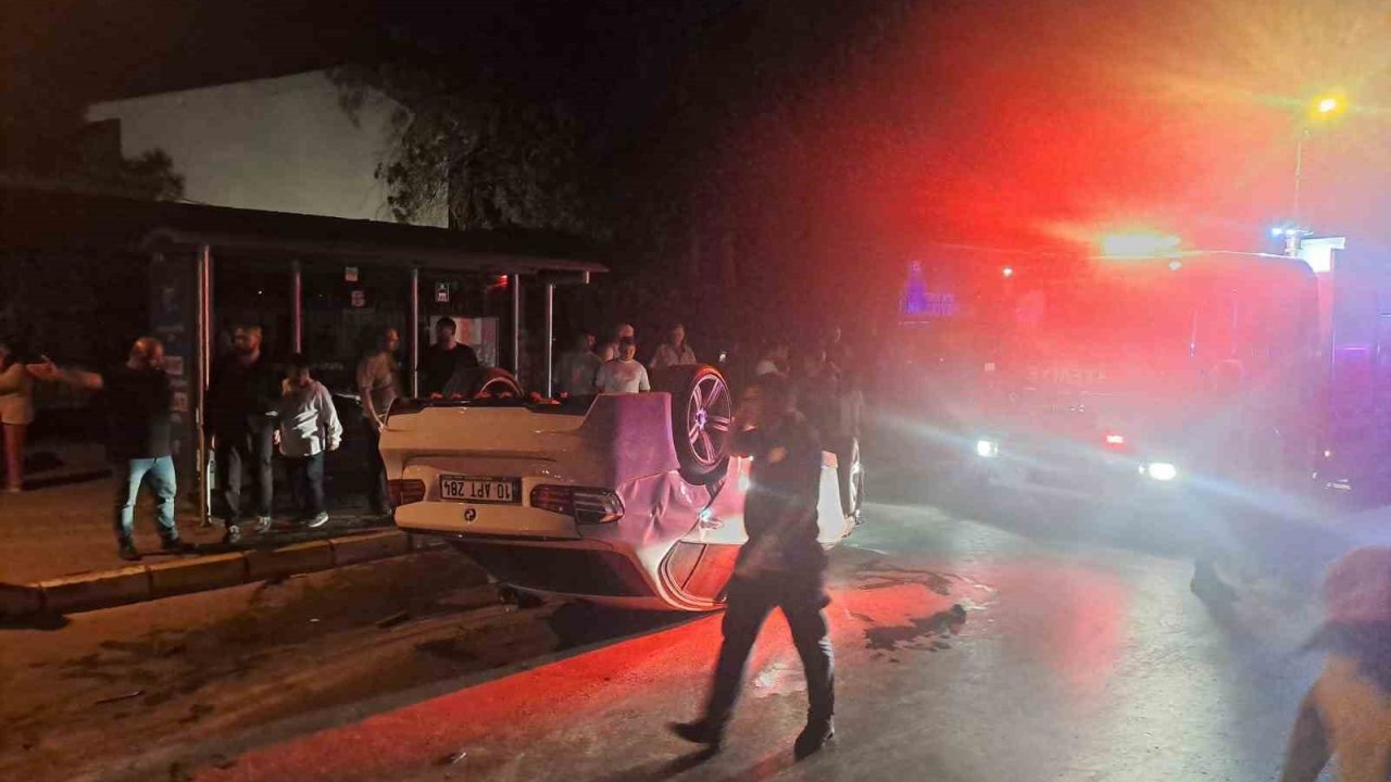 Aşırı sürat kazaya sebep oldu