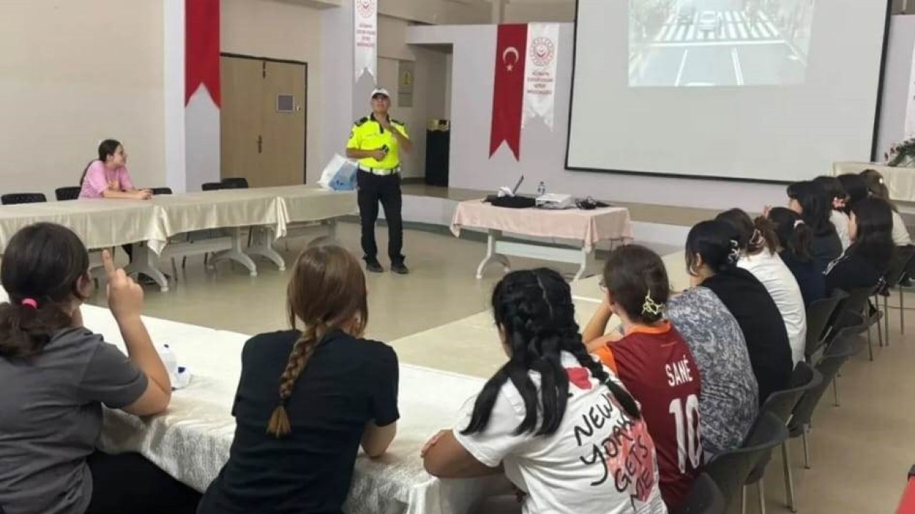 Kütahya’da korunma ve bakım altındaki çocuklara trafik eğitimi