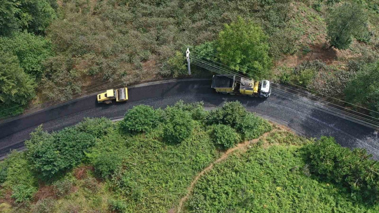 Ordu’da asfalt seferberliği devam ediyor