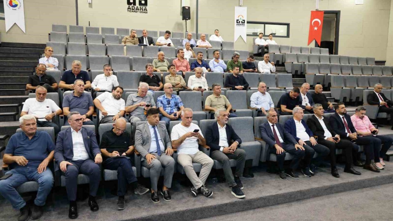 Adana Ticaret Odası Ağustos Ayı Meclis Toplantısı yapıldı