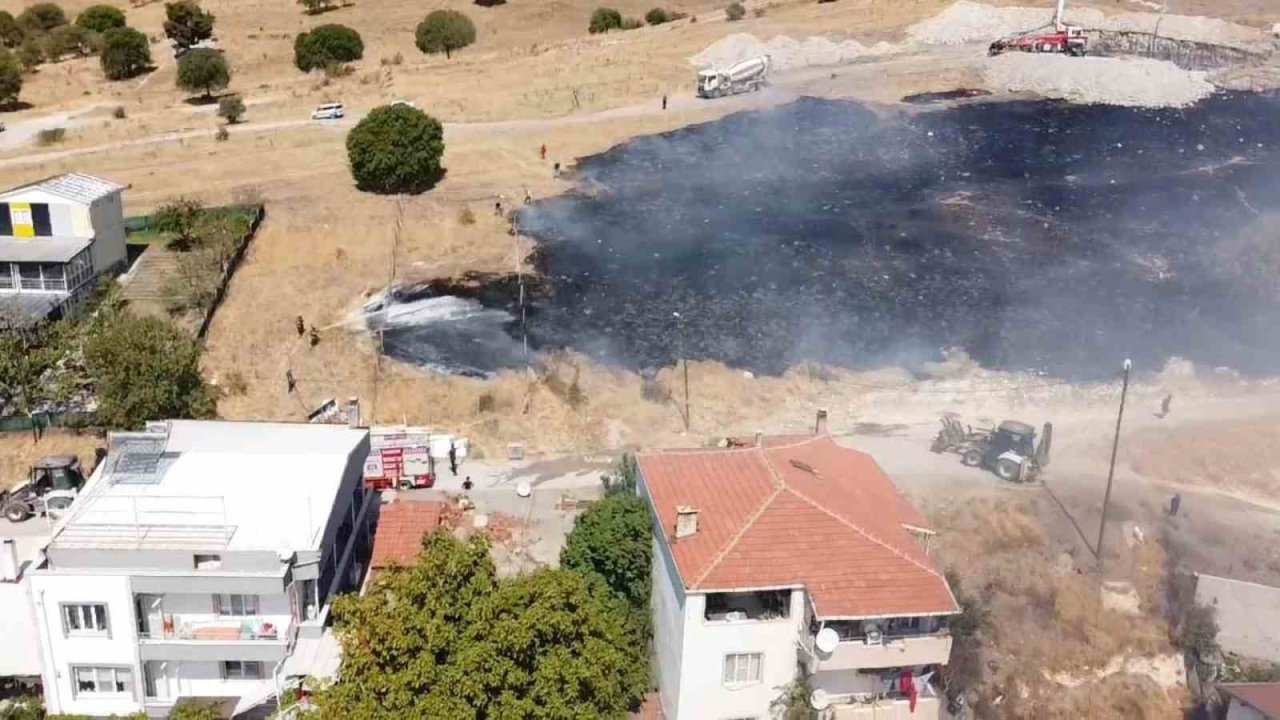 Otluk alanda çıkan yangın söndürüldü