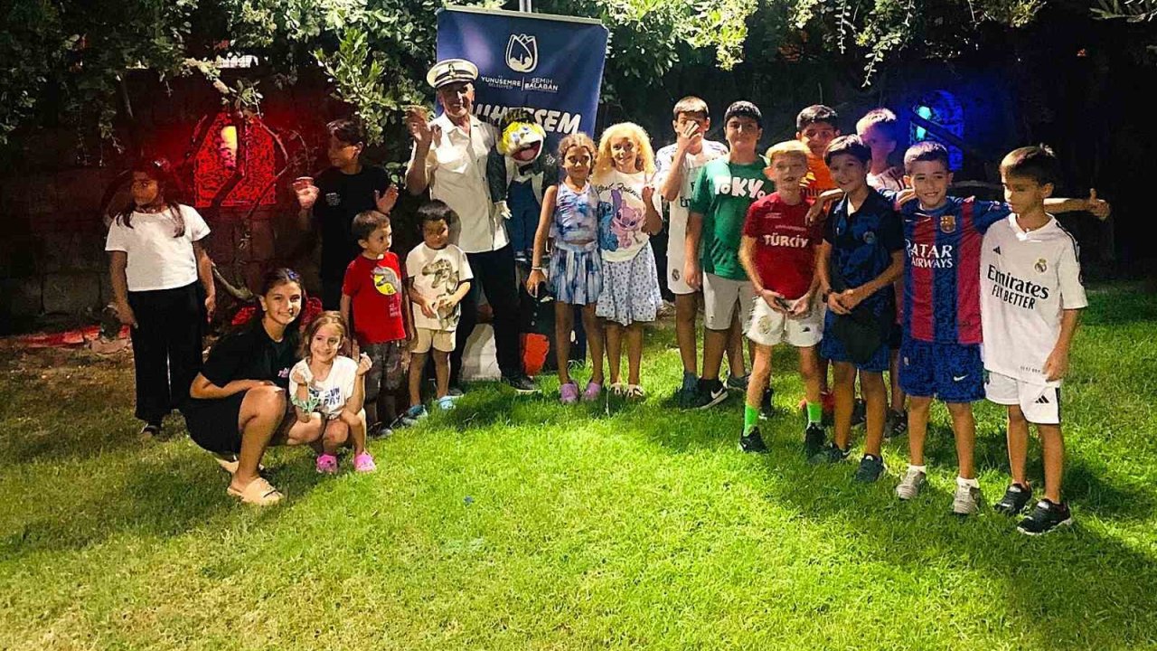 Yunusemre’de çocukların yüzü güldü