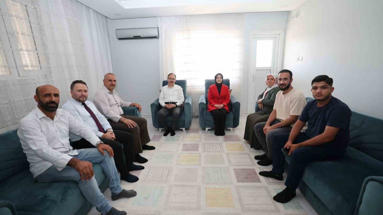 Vali Kızılkaya’dan şehit ailesine ziyaret