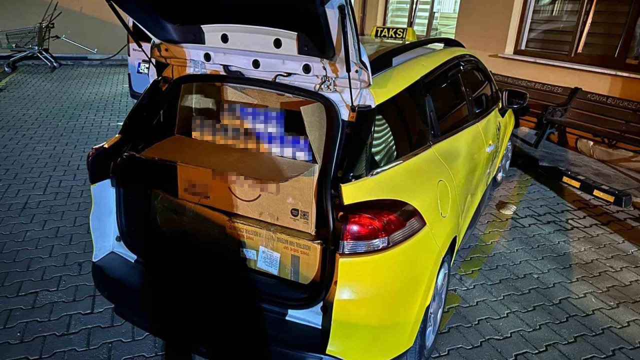 Konya’da kaçak sigara operasyonu: 2 gözaltı