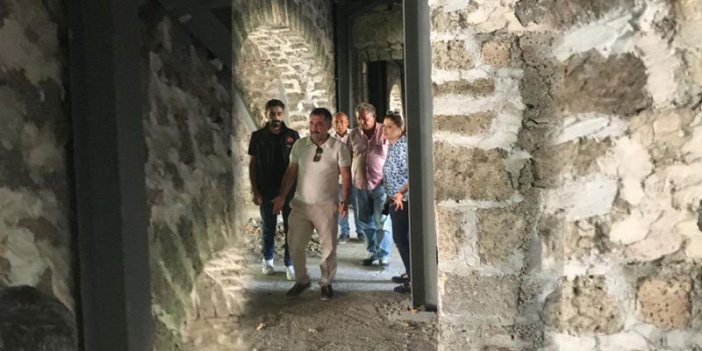 Genel Sekreter Tekcan, Hükümet Konağı İnşaatında İncelemelerde Bulundu