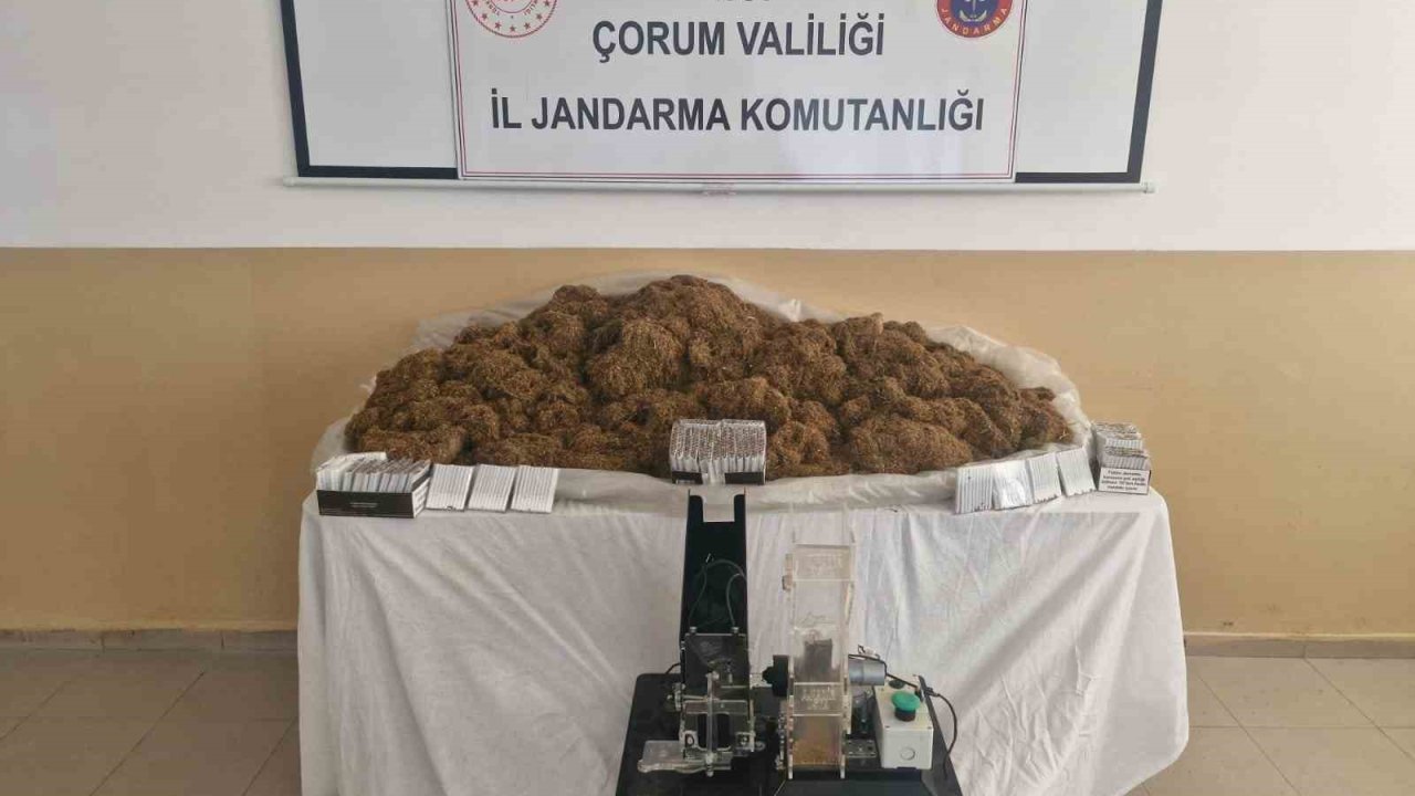 Çorum’da binlerce makaran ele geçirildi