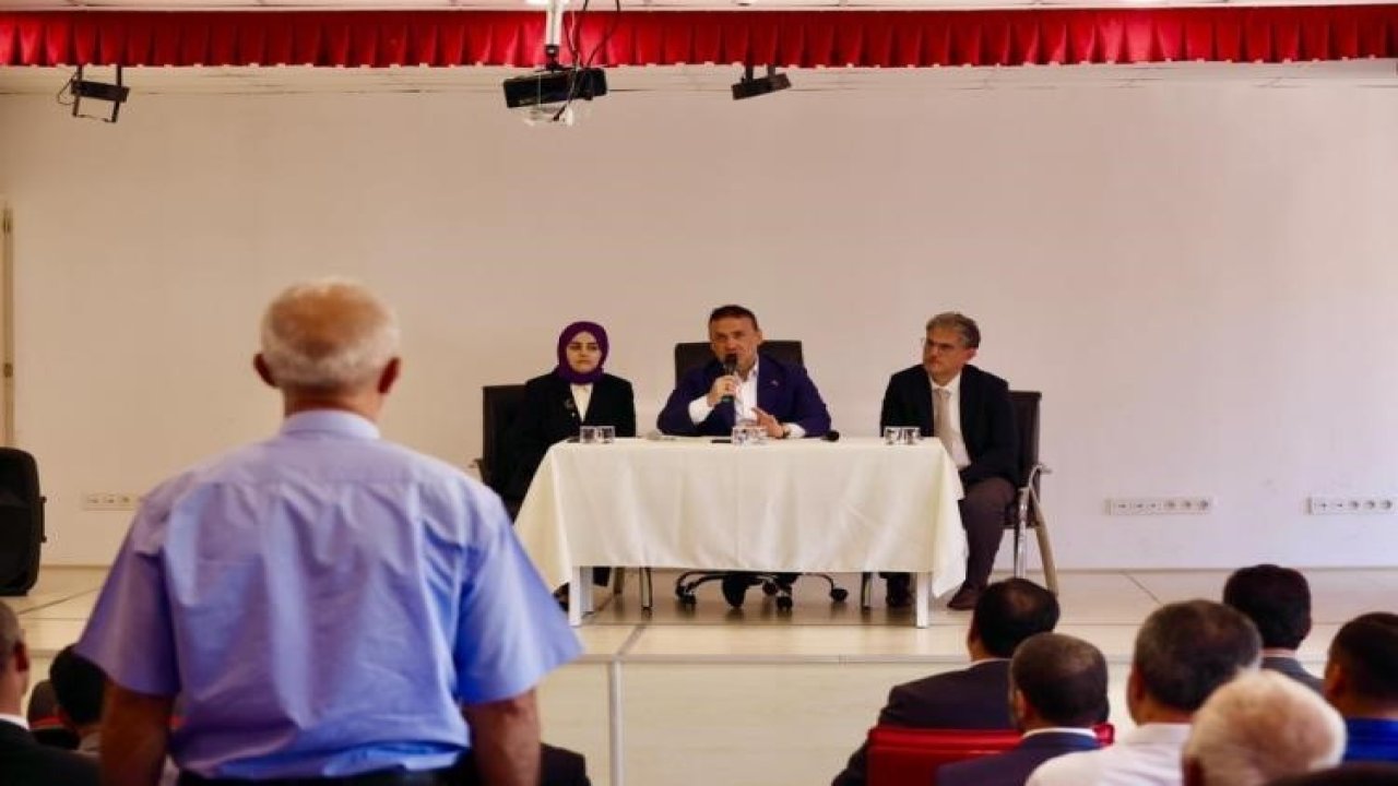 Vali Sözer muhtarlarla bir araya geldi