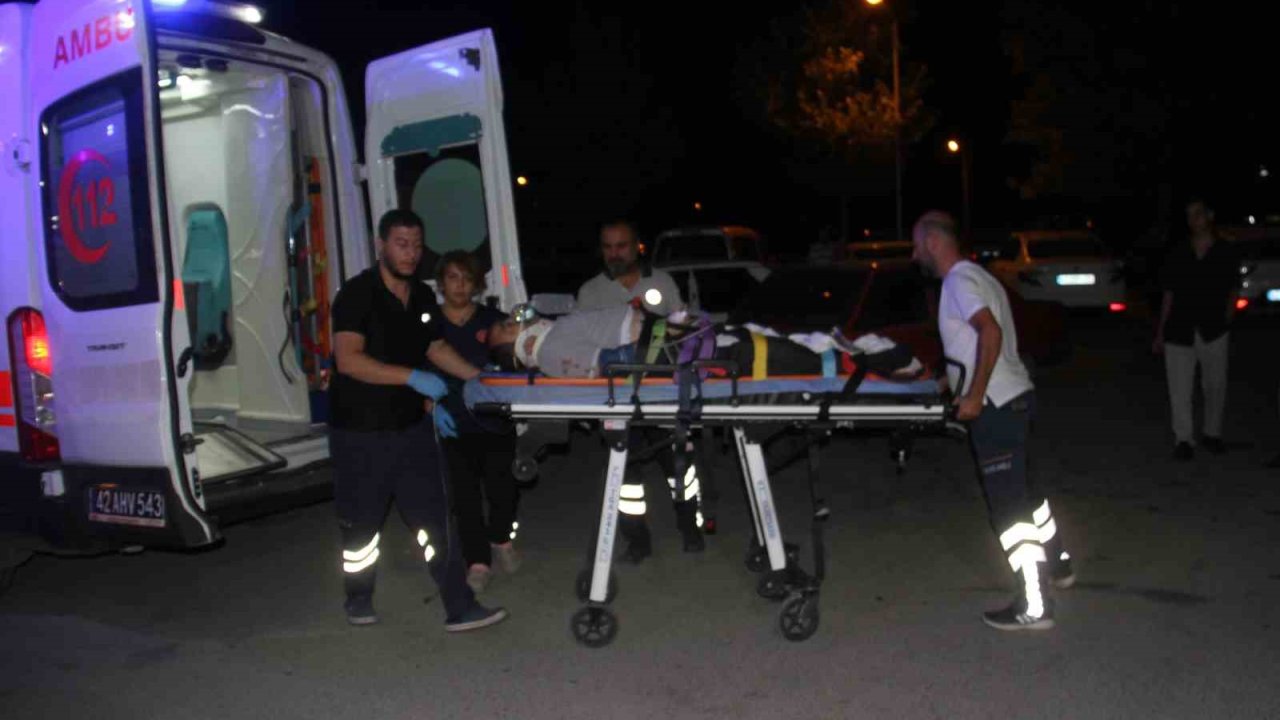 Konya’da otomobiller çarpıştı: 2’si ağır 4 yaralı